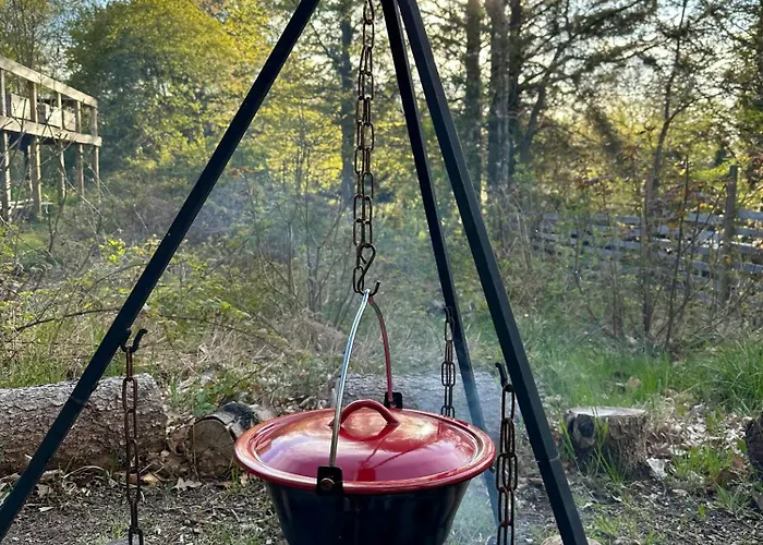 Retro House With Sea View In Udsholt Feriehus *